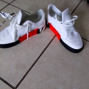 Off-white,size 9.0,white and black